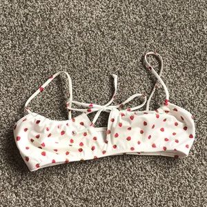 Kendall and Kylie Pacsun Strawberry Swimsuit Top